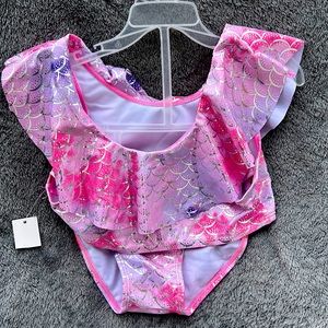 Girls bathing suit new 6/6x